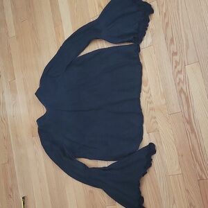 EUC Cupro Blouse ZARA M